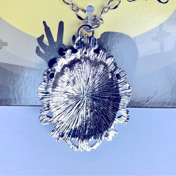 2/$20 NEW HALLOWEEN GOTHIC SPIDER NECKLACE Costume Jewelry Black Silver UNISEX - Picture 3 of 14